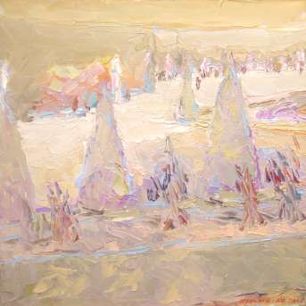 Версаль. Осень. Холст, масло, 60 х 60 см. 2005&nbsp;г.