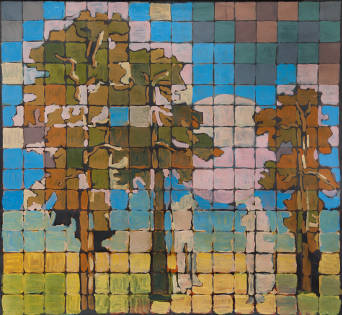 «На Муромской дорожке». 120 x 130 см. 2000&nbsp;г.