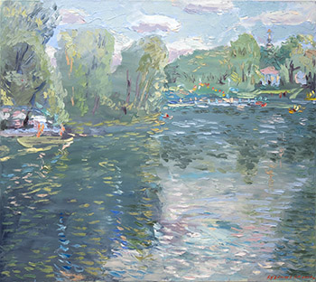 В июне. Холст, масло, в. 90 х ш. 80 см. 2007 